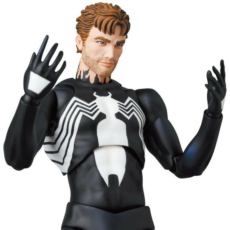 CT Toys Spider-Man Black Costume Spiderman 6" Action Figure Toy Mafex