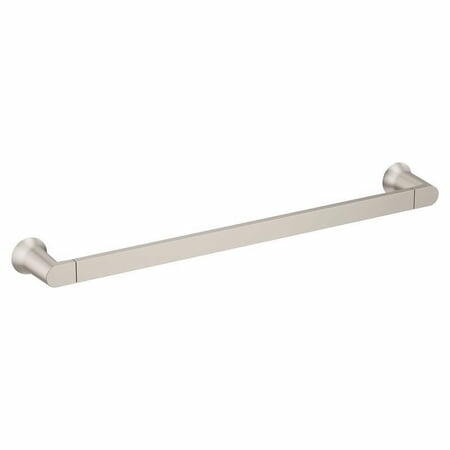 Moen GENTA Brushed Nickel Silver Towel BAR 18 in. L ZINC