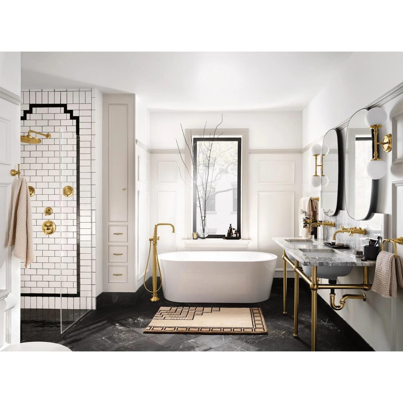 MOEN Waterhill S112ORB 10-Inch Single Function Rainshower Showerhead with Immersion Rainshower Technology in Oil Rubbed Bronze