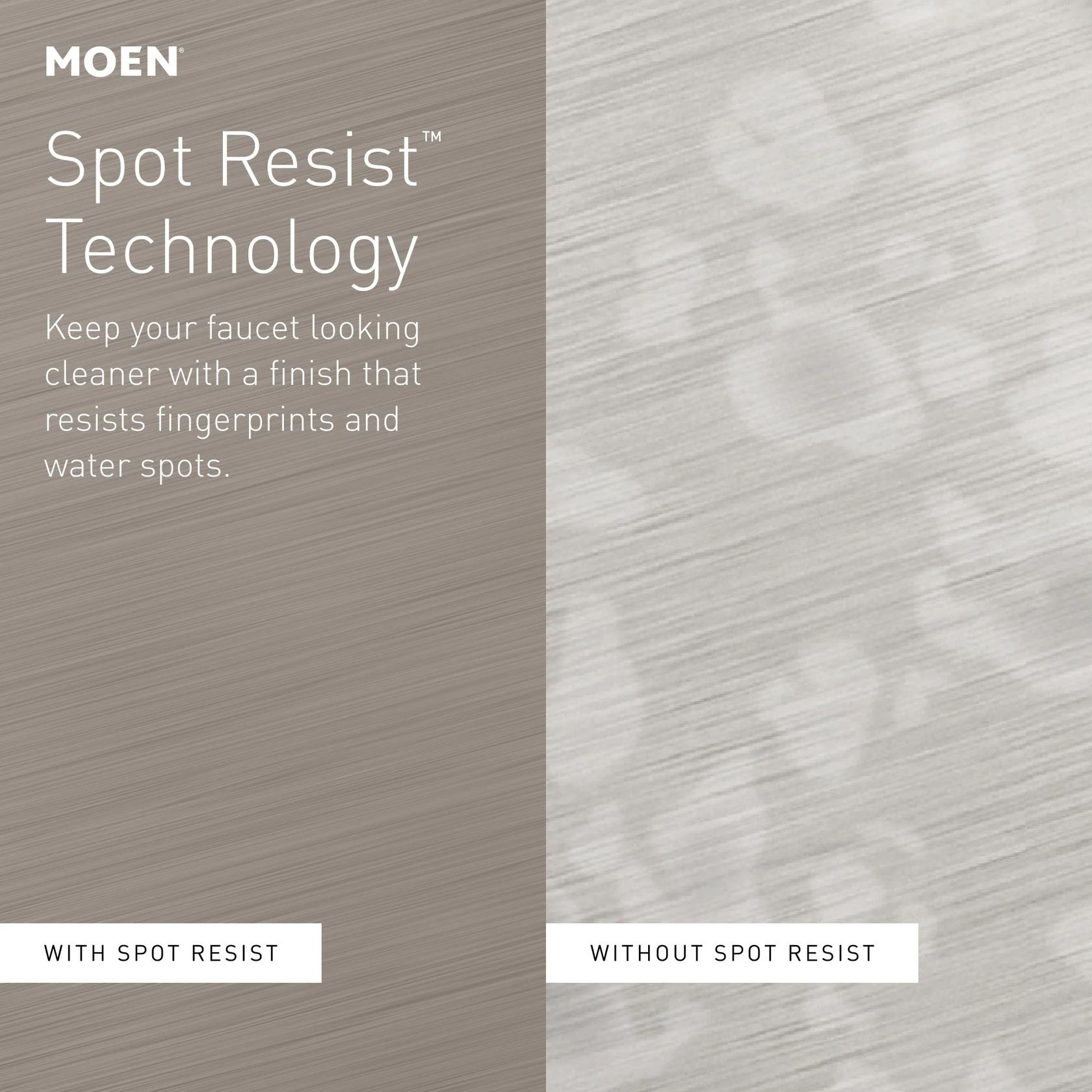 MOEN Rinza 84627SRN One-Handle Bathroom Sink Faucet in Spot Resist Brushed Nickel (Drain Included) - Like New