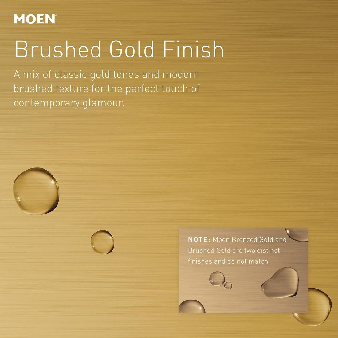 MOEN Voss UT2692EPBG M-CORE 2-Series 1-Handle Shower Trim Kit in Brushed Gold (Valve Required)