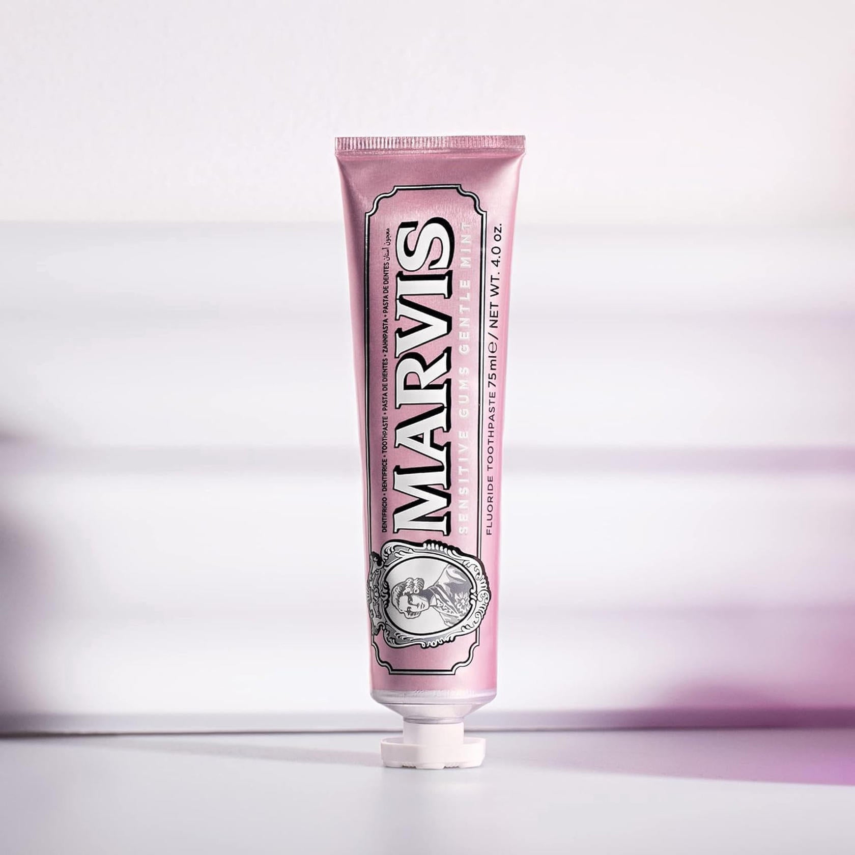 Marvis Toothpaste Whitening Mint, Licorice, Sinuous Lily, Vegan Cruelty-Free 85 ml