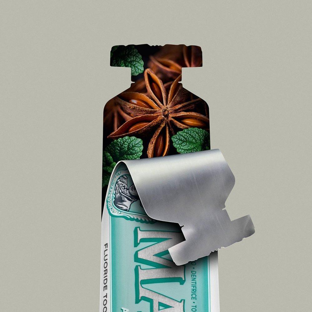 Marvis Toothpaste Whitening Mint, Licorice, Sinuous Lily, Vegan Cruelty-Free 85 ml