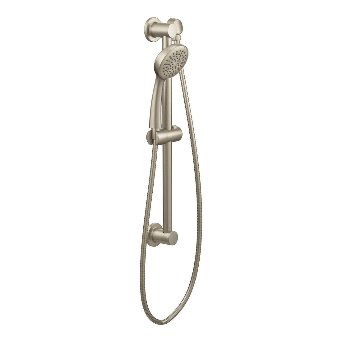 MOEN 3868EPBN 1-Spray Eco-Performance 4 in. Hand Shower with Slide Bar in Brushed Nickel