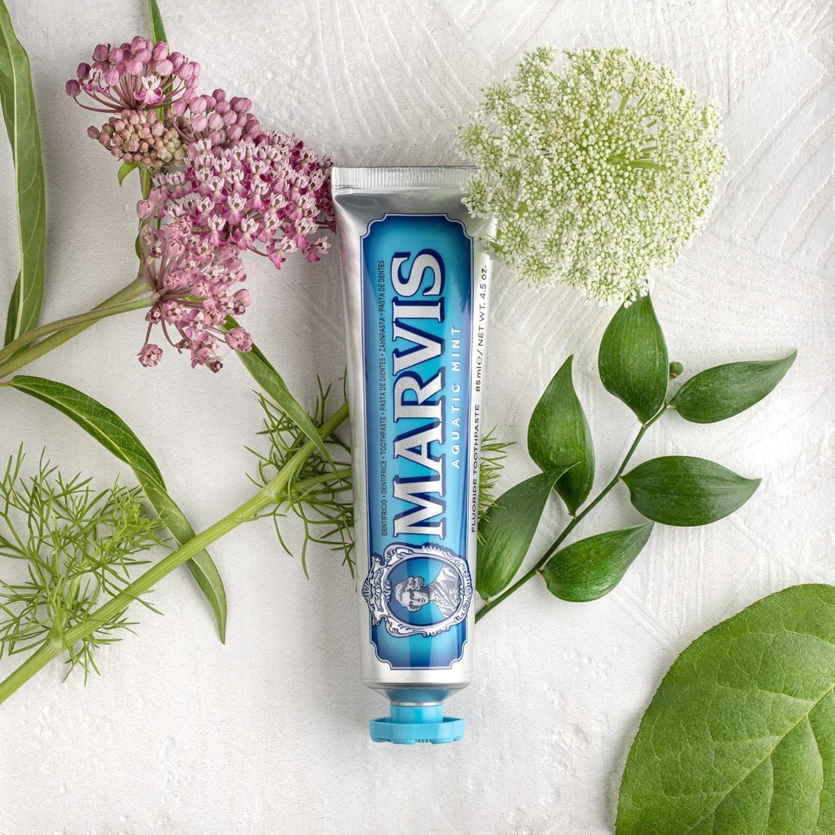 Marvis Toothpaste Whitening Mint, Licorice, Sinuous Lily, Vegan Cruelty-Free 85 ml