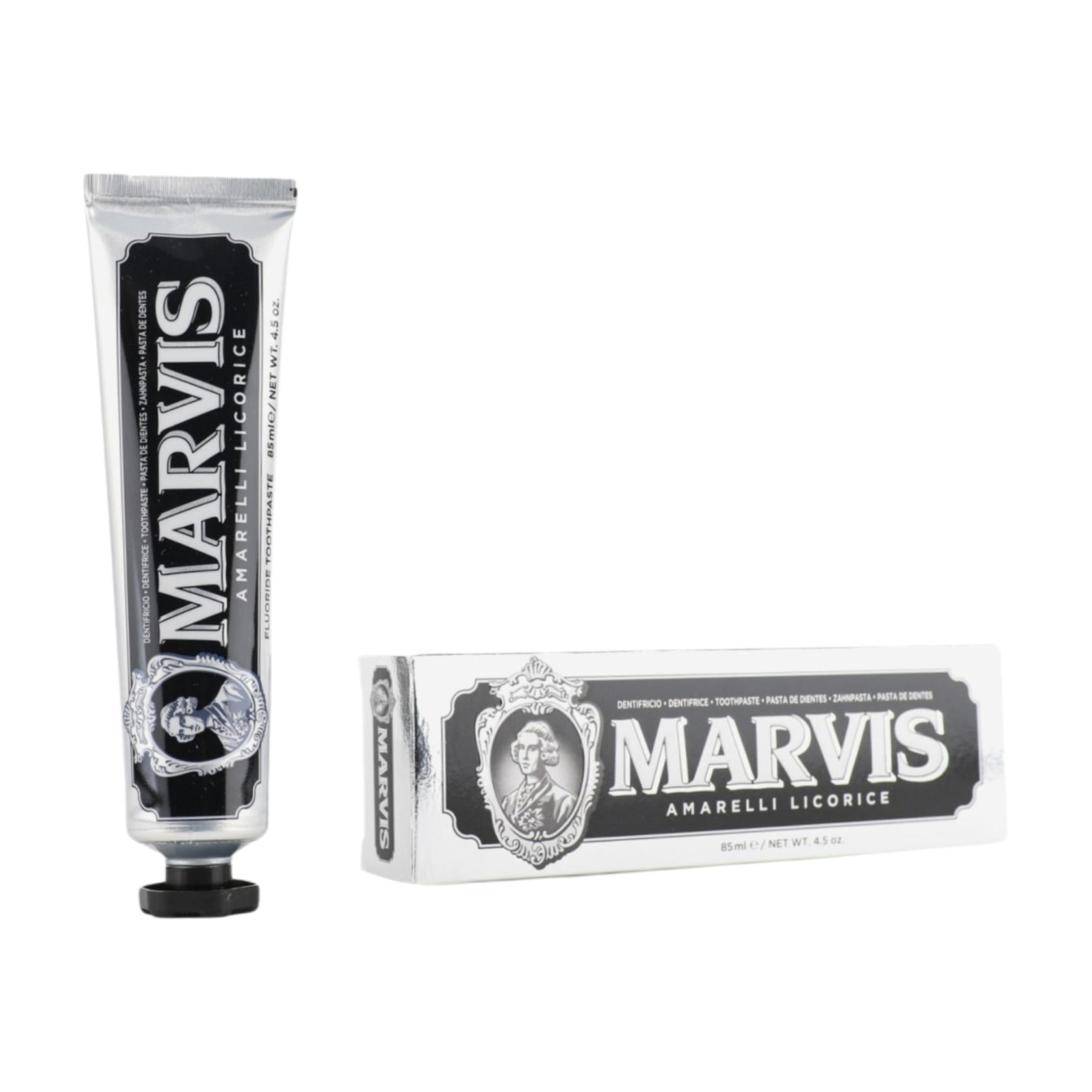 Marvis Toothpaste Whitening Mint, Licorice, Sinuous Lily, Vegan Cruelty-Free 85 ml