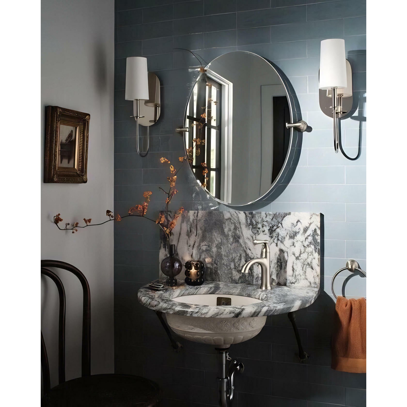 MOEN Banbury 84945SRN Single Handle Single Hole Bathroom Faucet in Spot Resist Brushed Nickel