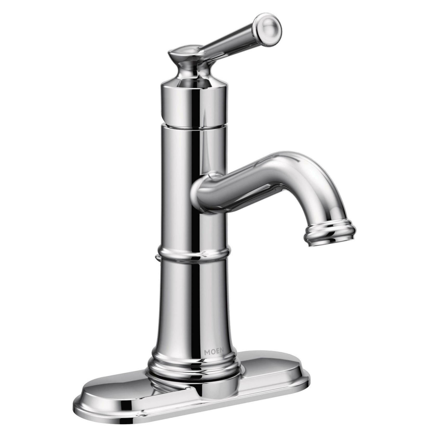 MOEN Belfield 6402 Single Hole Single-Handle Bathroom Faucet in Chrome