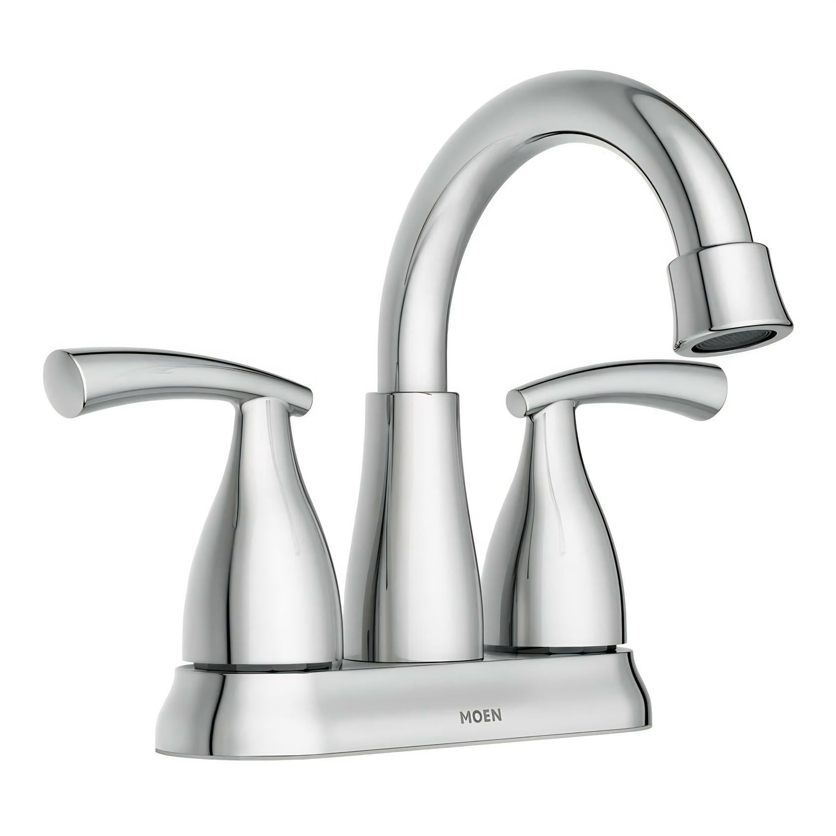 MOEN Essie 84128 Centerset 2-Handle Bathroom Faucet in Chrome
