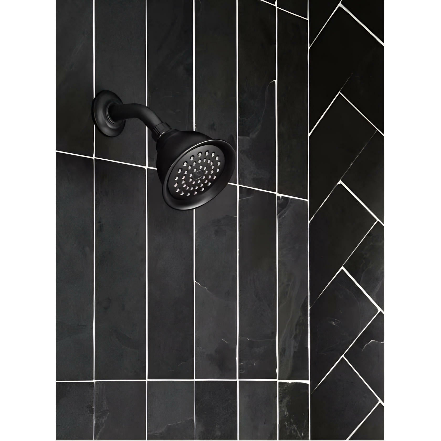 MOEN Banbury 82910BL One Handle 1-Spray Trim Kit Tub and Shower Faucet 1.75 GPM in Matte Black (Valve Included)