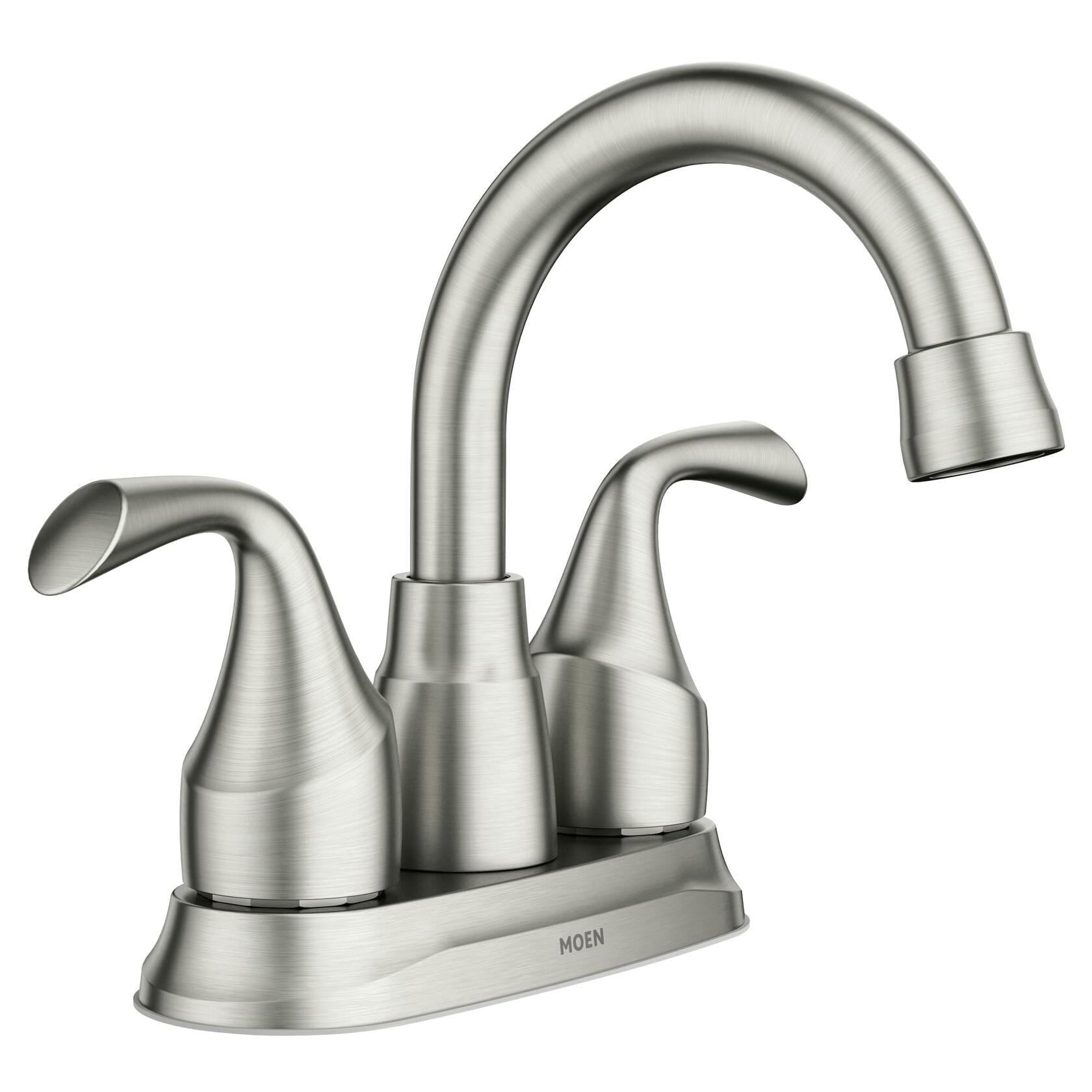 MOEN Idora 84115SRN Centerset 2-Handle Bathroom Faucet in Spot Resist Brushed Nickel
