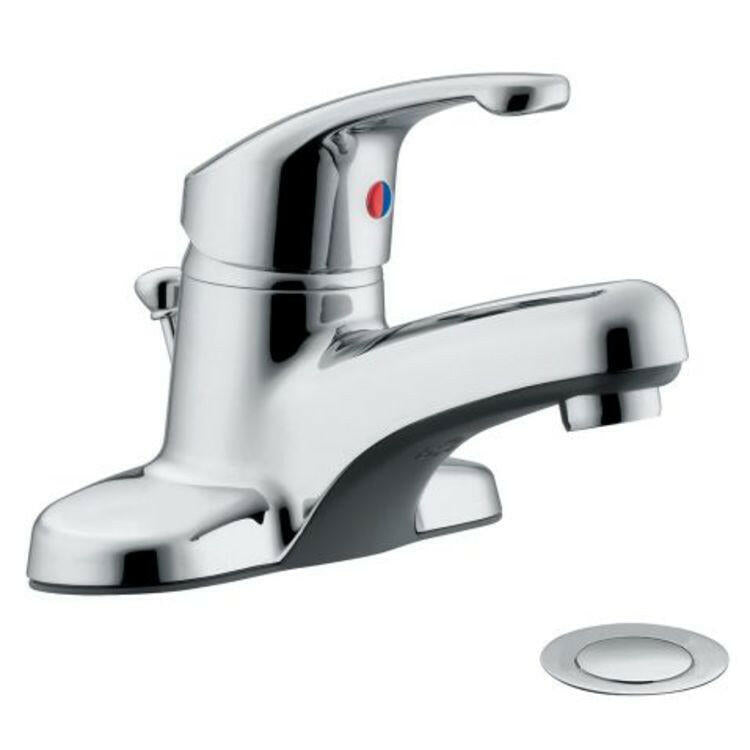 Cleveland Faucets CA47711L Flagstone Single-Handle Bathroom Faucet with 50/50 Pop-Up Drain, Chrome