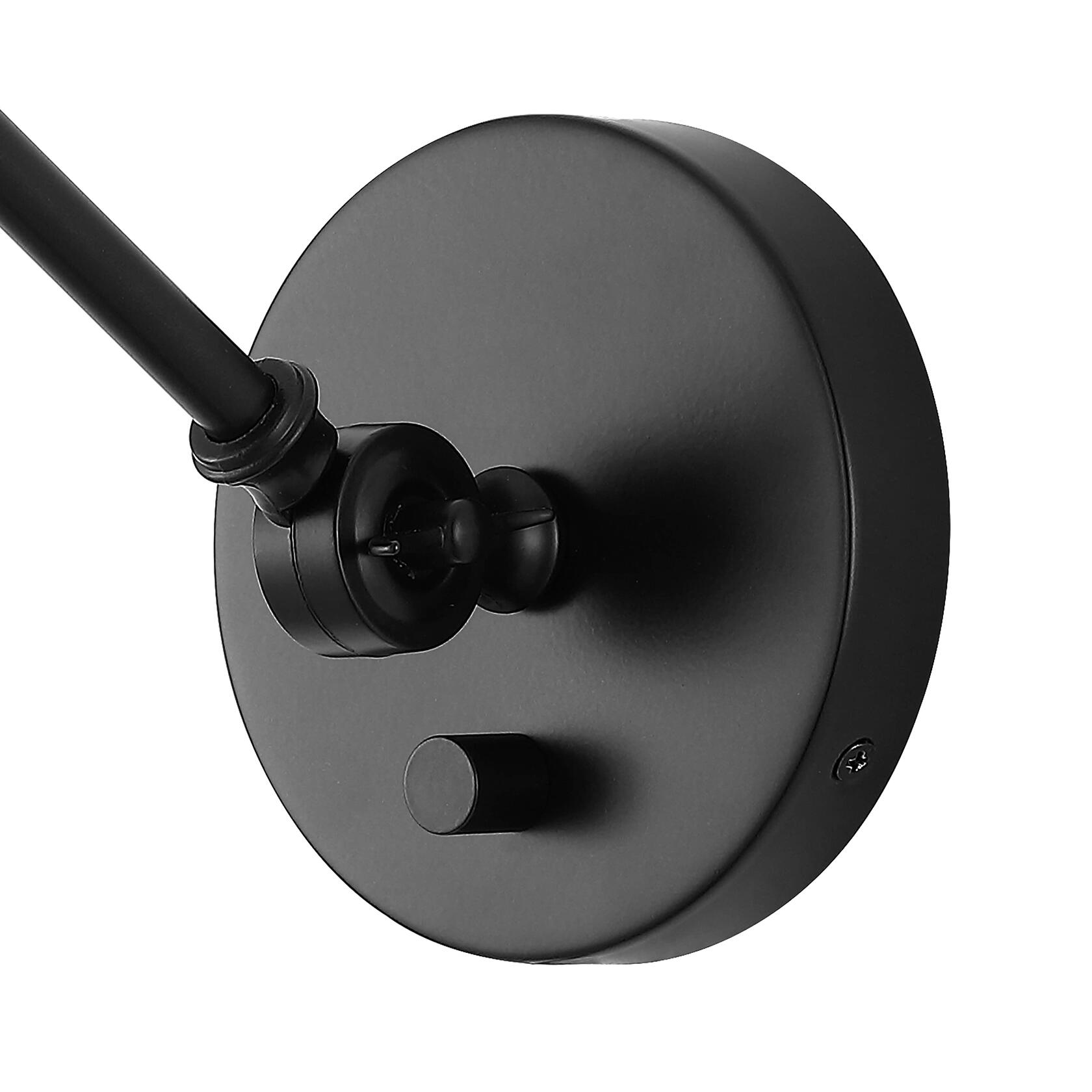 JONATHAN Y JYL7575A Cowie 8" Classic Industrial Iron/Glass Adjustable LED Contemporary Wall Sconce 2700K 4W Bulb for Entryway Lobby Kitchen Bathroom Bedroom Living Room, 1 Light, Oil Rubbed Bronze - Like New