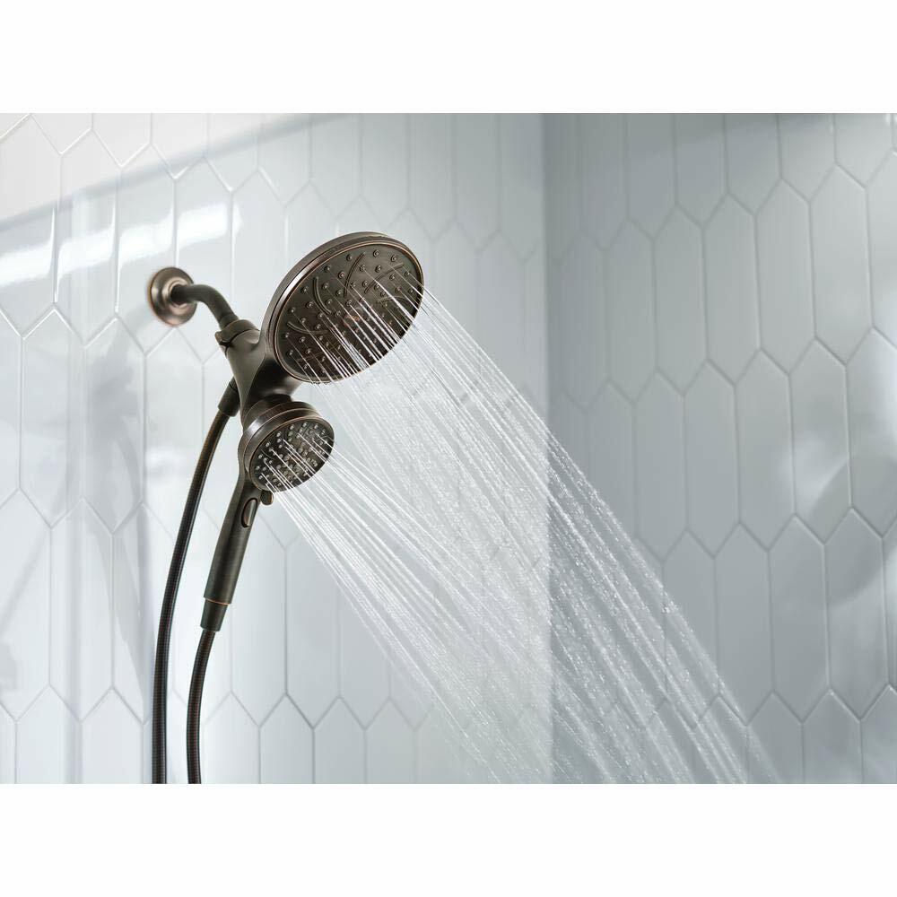 MOEN Brecklyn 82610BRB Single Handle 6-Spray Shower Faucet 1.75 GPM in Mediterranean Bronze (Valve Included)