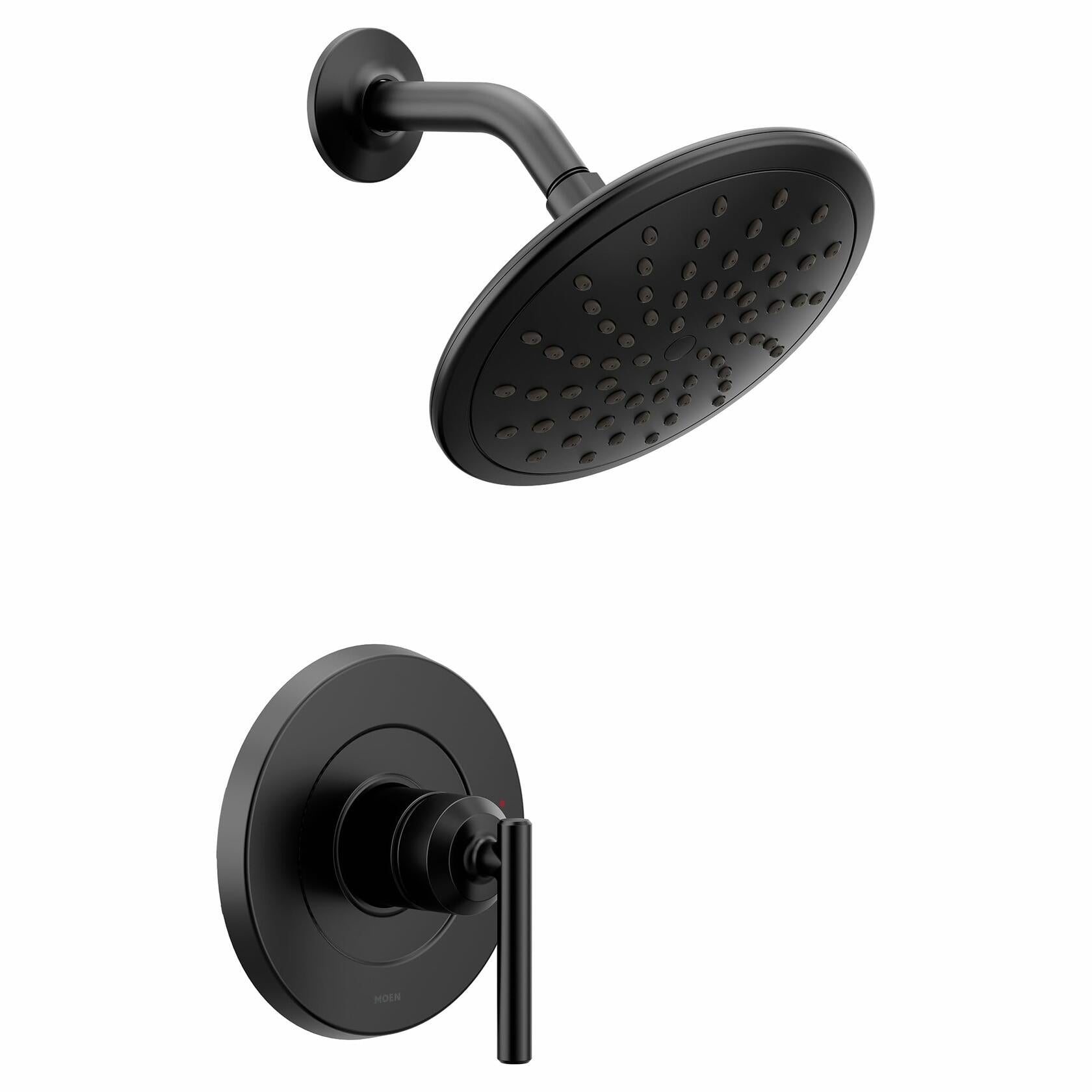 MOEN Gibson UT3002EPBL M-CORE 2-Series 1-Handle Shower Trim Kit in Matte Black (Valve Required)