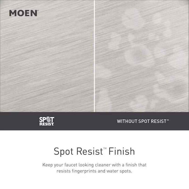 MOEN Genta 82760SRN Single-Handle 1-Spray Tub and Shower Faucet in Spot Resist Brushed Nickel (Valve Included)