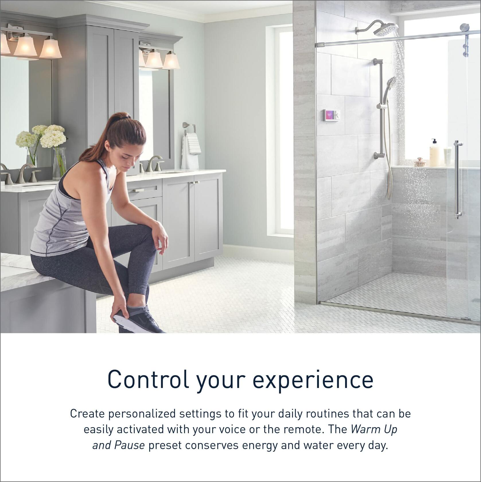 MOEN TS3302BL Smart Shower 2-Outlet Digital Shower Controller in Matte Black