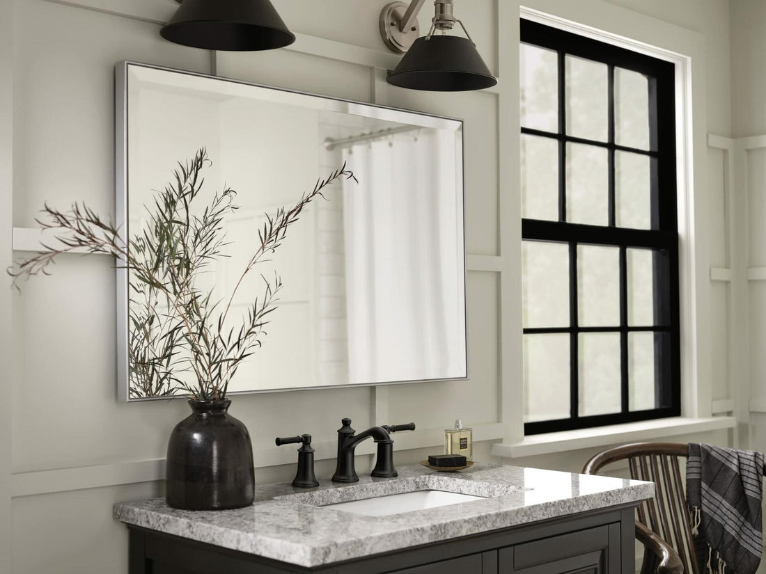 MOEN Dartmoor TV6805BL Two-Handle High Arc Widespread Bathroom Sink Faucet in Matte Black (Valve Included)