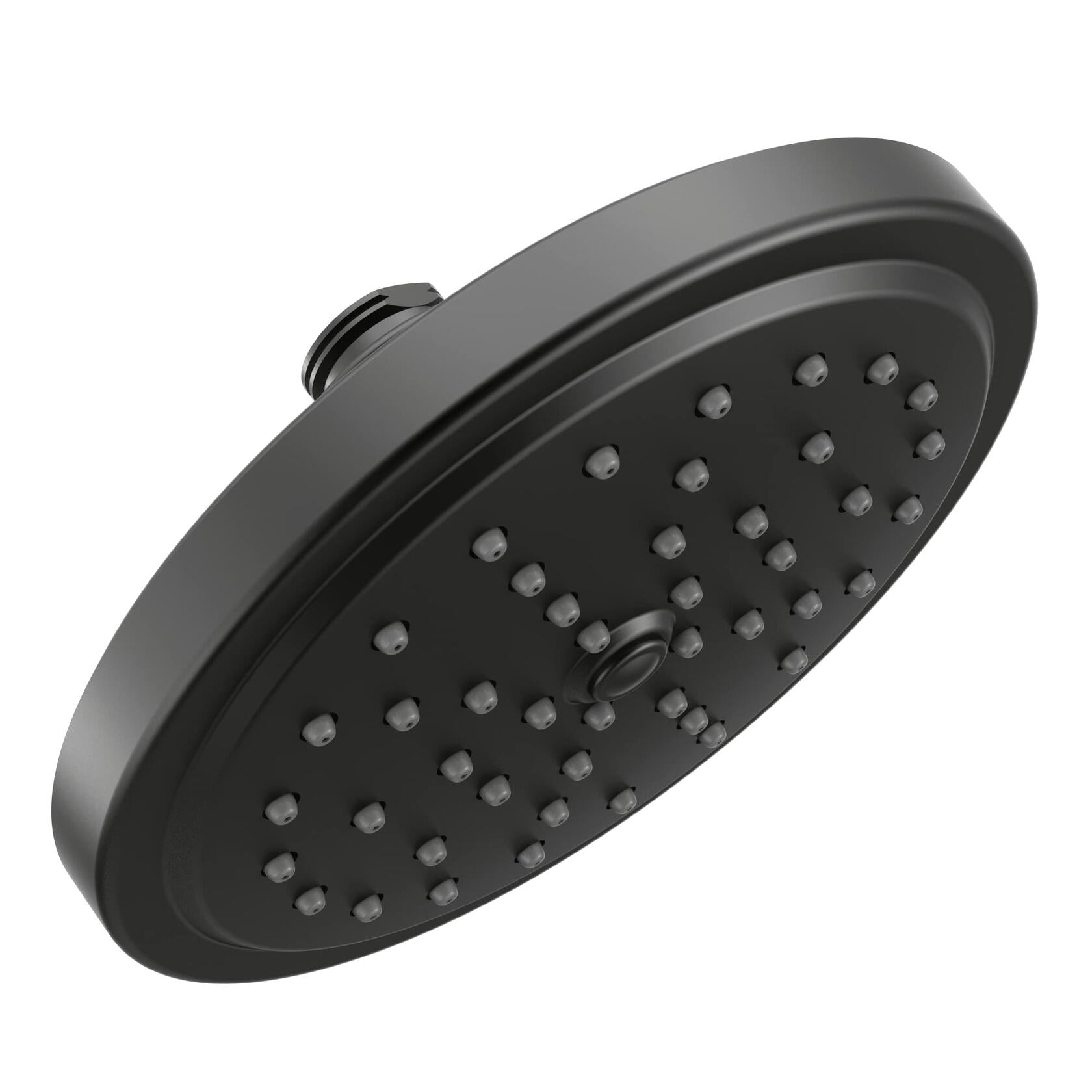 Moen S176EPBL Eco-Performance Single Function Head with Immersion Rain Shower Technology, 7-Inch, Matte Black