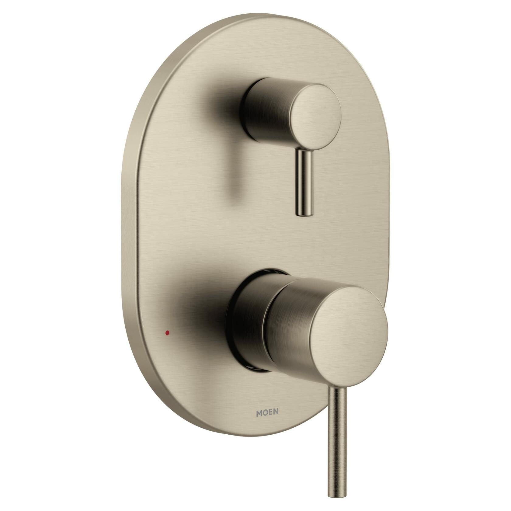 MOEN Align UT3290BN M-CORE 3-Series 2-Handle Shower Trim Kit with Integrated Transfer Valve in Brushed Nickel (Valve Required)