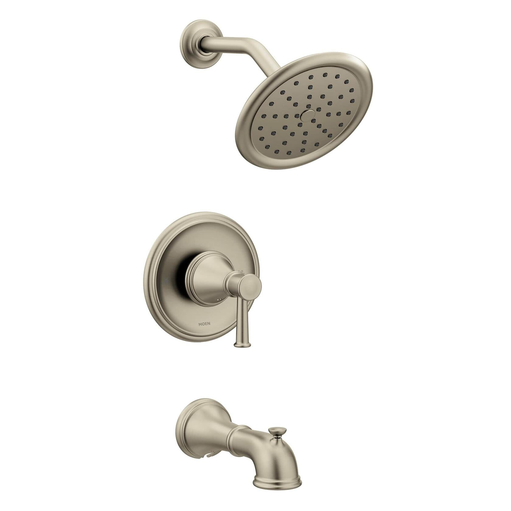 MOEN Belfield T2313BN Posi-Temp Tub/Shower Trim Kit in Brushed Nickel (Valve Required)