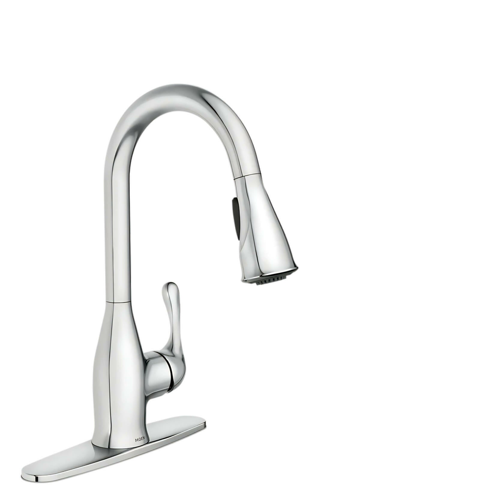 MOEN Kaden 87966 Single-Handle Pull-Down Sprayer Kitchen Faucet with Reflex and Power Clean in Chrome