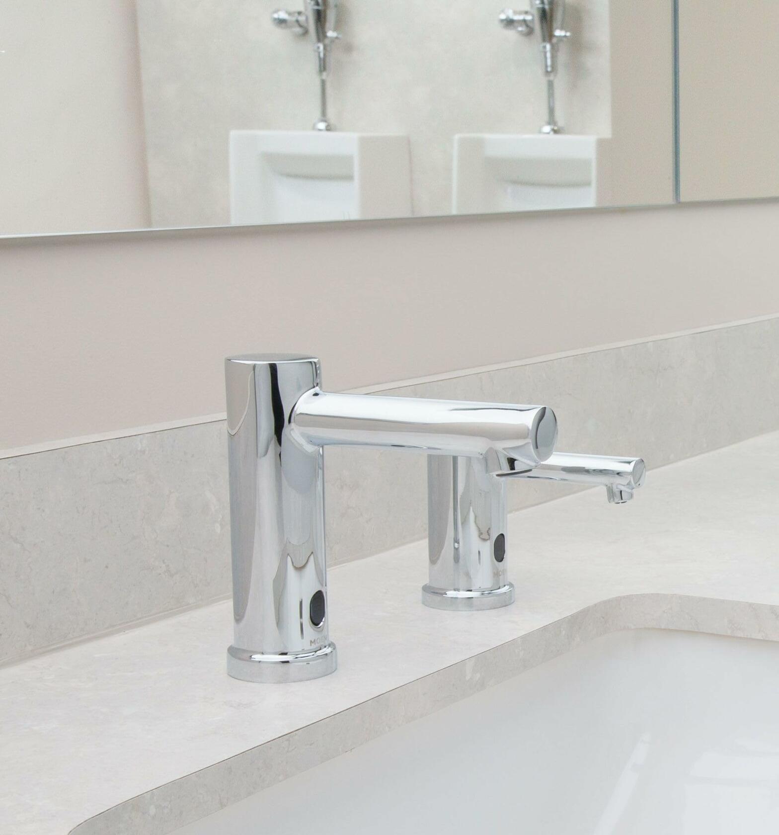 MOEN Commercial Align 8559 M-Power Electronic Touchless Bathroom Sink Faucet in Chrome