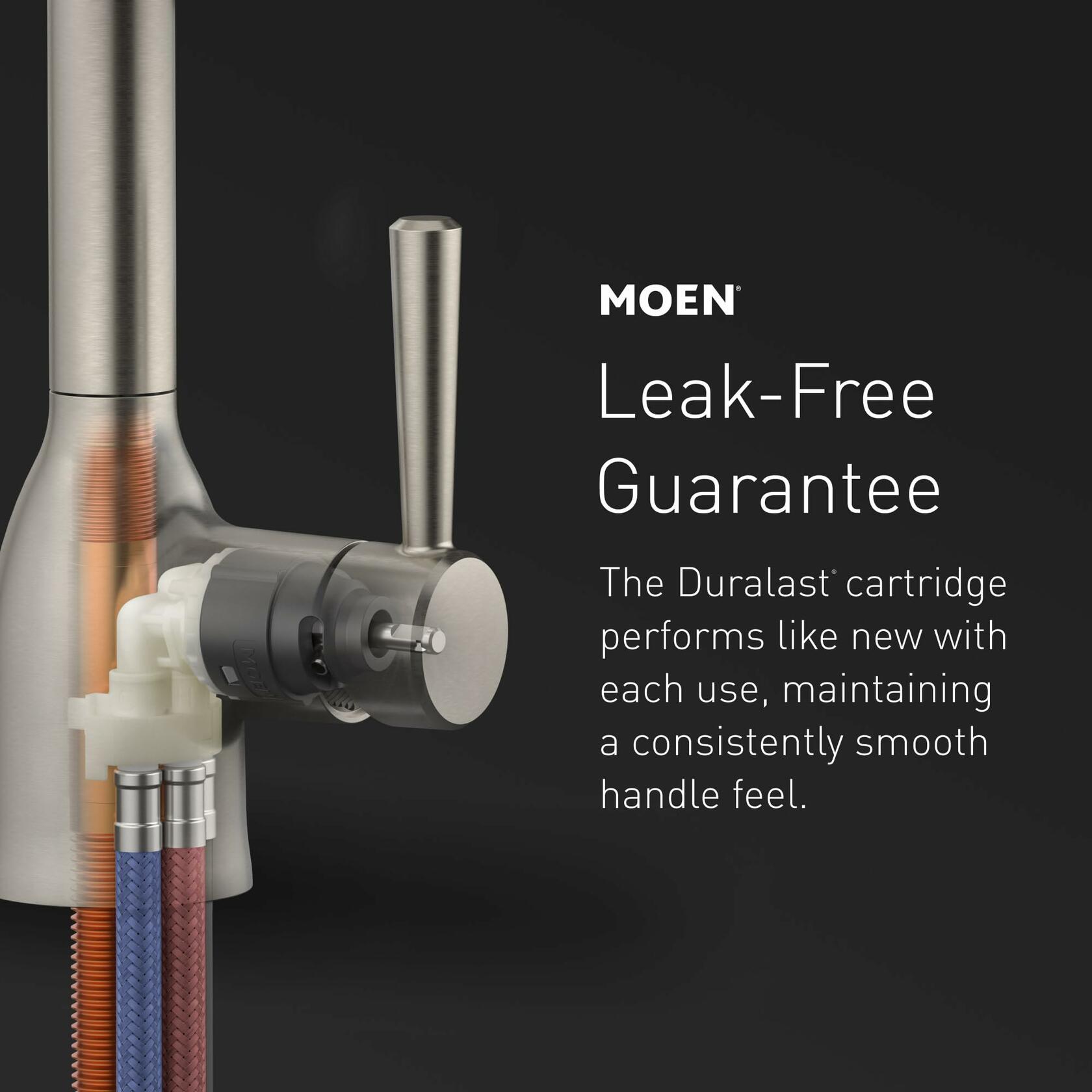 MOEN Riley 7402EW Touchless Single Handle Pull-Down Sprayer Kitchen Faucet in Chrome
