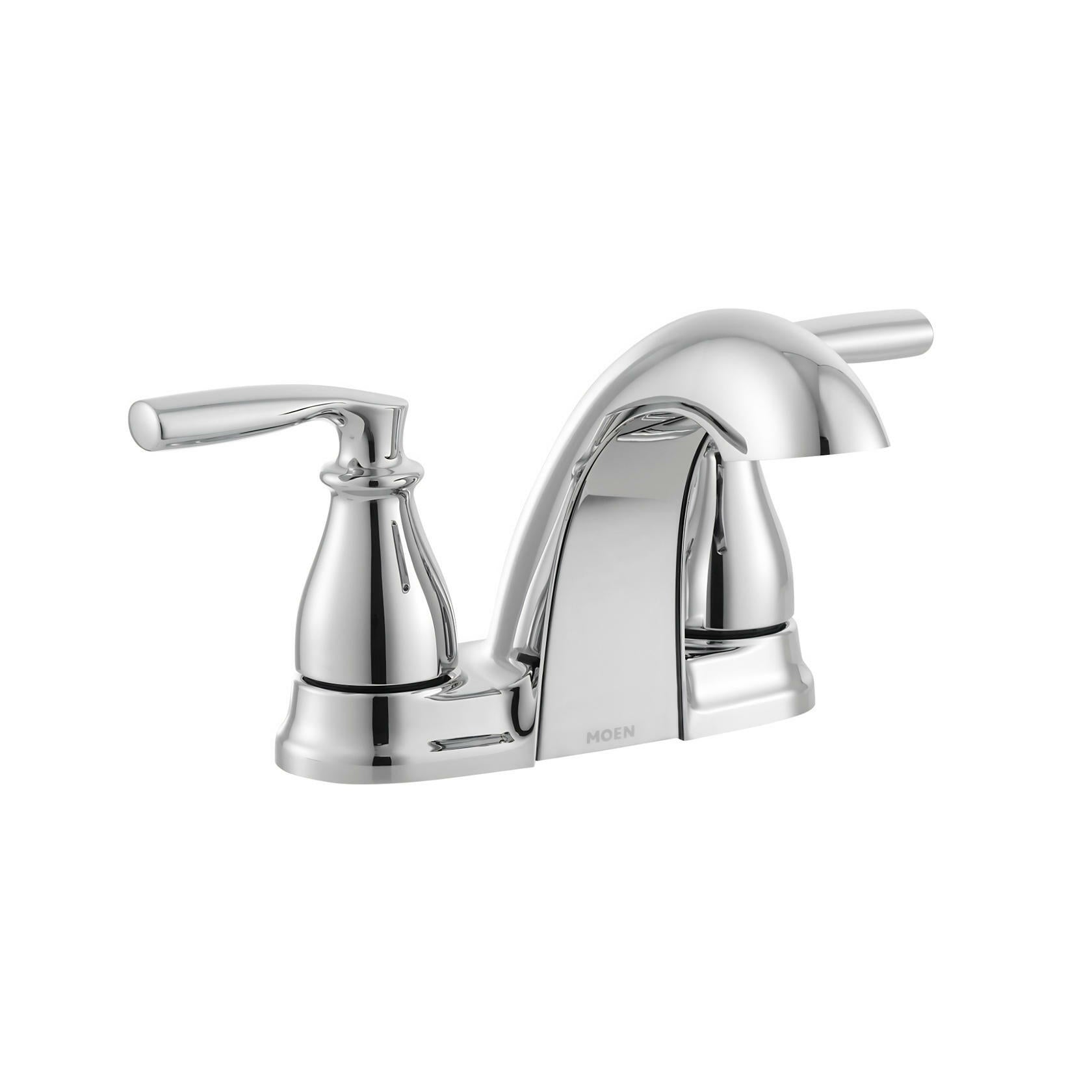 MOEN Hilliard 84532 Two Handle Centerset Lavatory Bathroom Faucet in Chrome