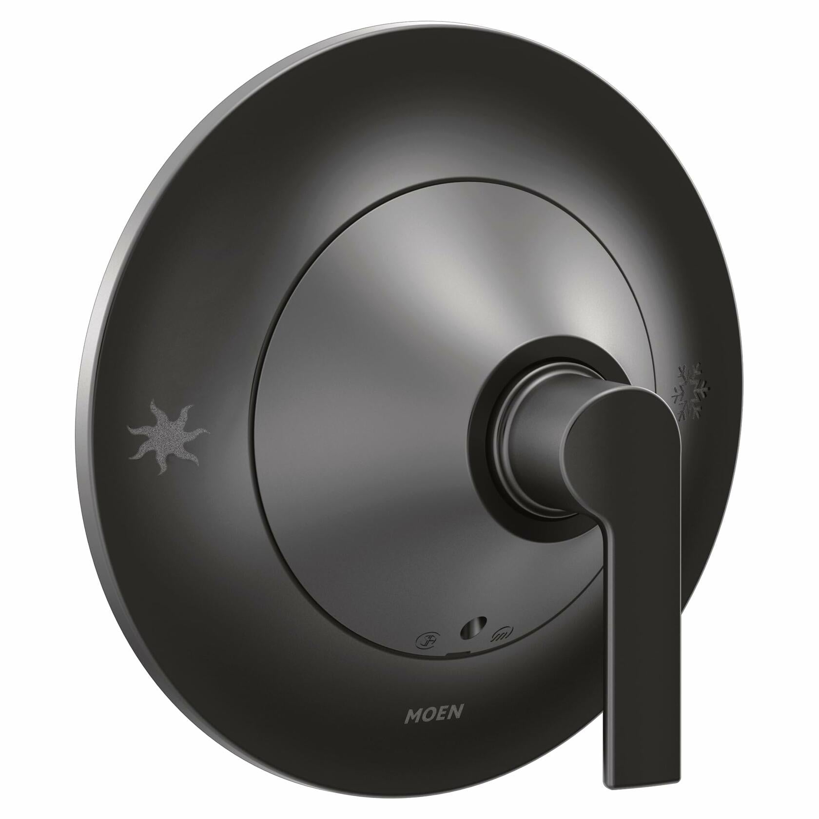 MOEN Doux TS2201BL One Handle Posi-Temp Pressure Balancing Valve Trim Kit in Matte Black (Valve Required)