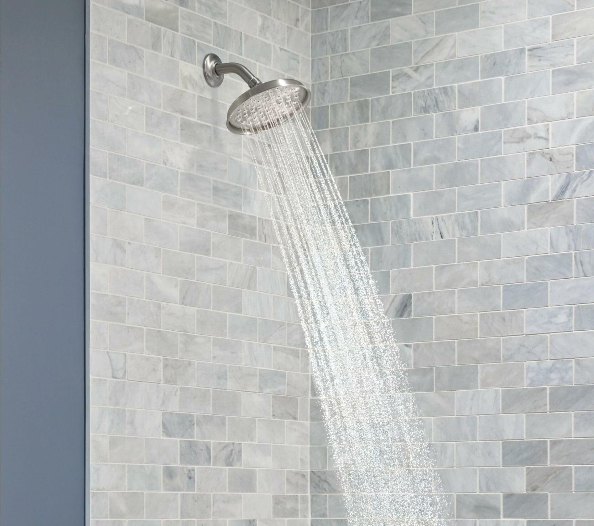 Moen Hamden 82303SRN Posi-Temp Tub and Shower Faucet in Spot Resist Brushed Nickel (Valve Included)