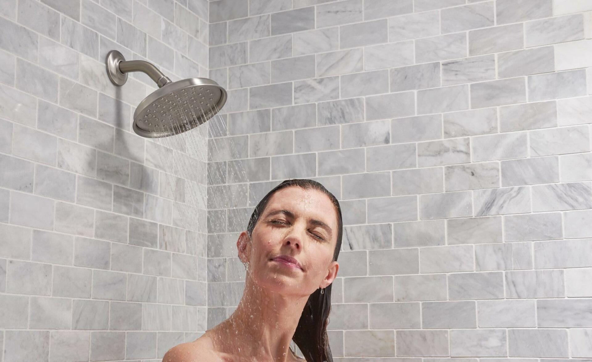 Moen Hamden 82303SRN Posi-Temp Tub and Shower Faucet in Spot Resist Brushed Nickel (Valve Included)