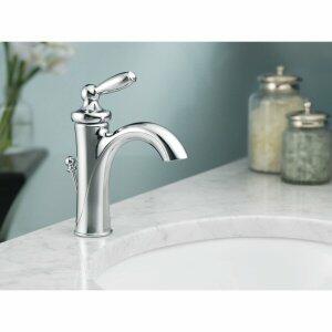 MOEN Brantford 6600 Single Hole Single-Handle High-Arc Bathroom Faucet in Chrome