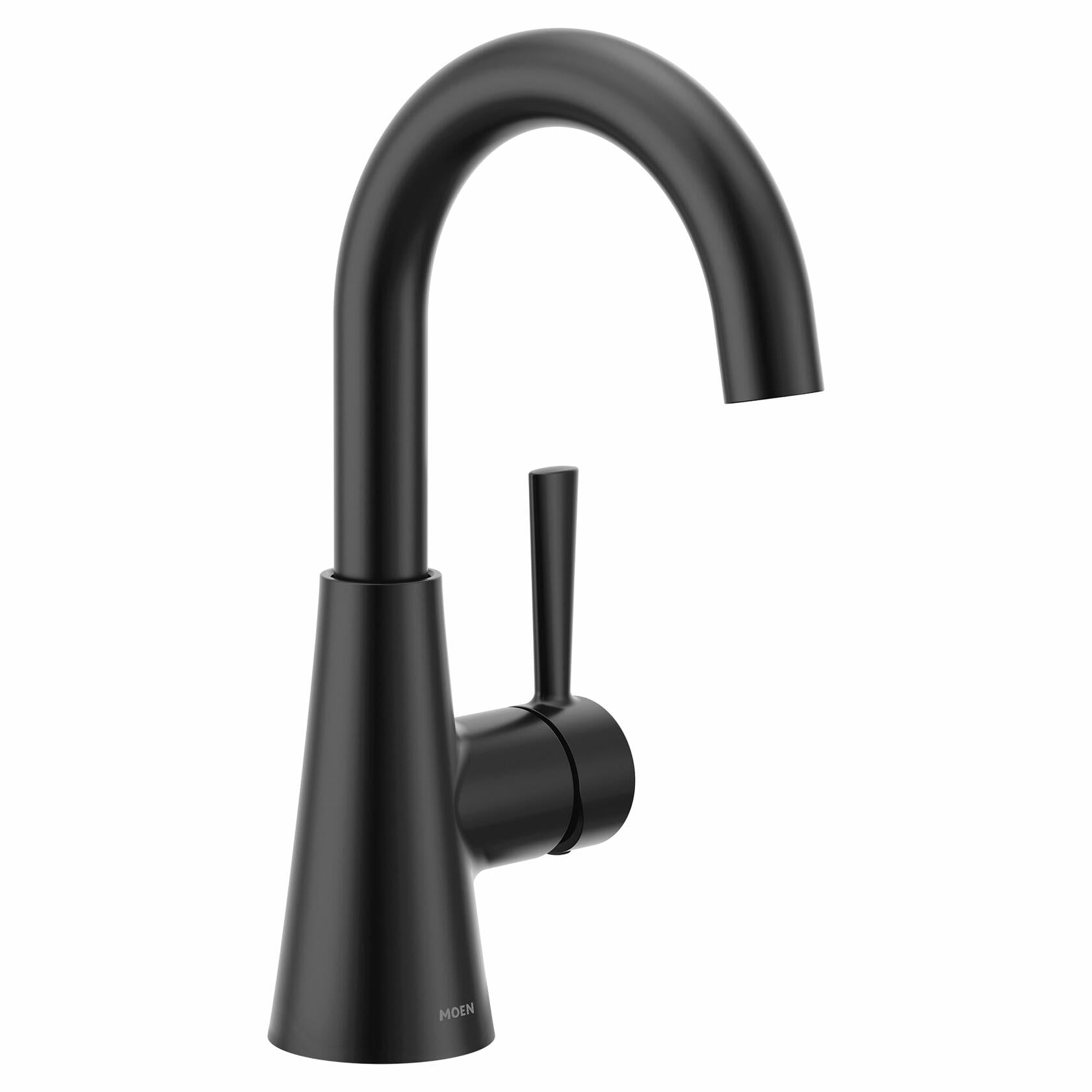 MOEN Ronan 84021BL Single Hole Single-Handle Bathroom Faucet in Matte Black