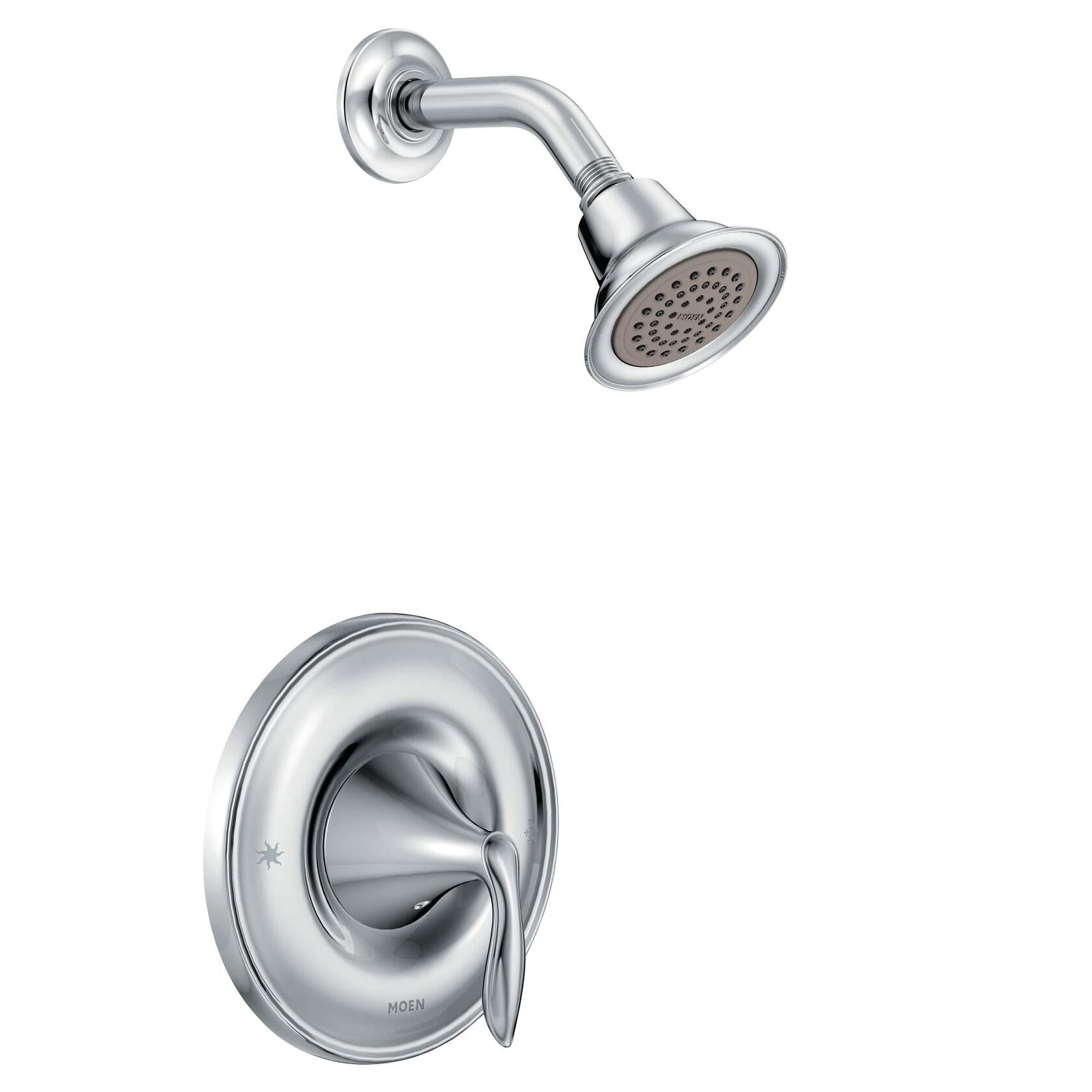 MOEN Eva T62132EP Posi-Temp Tub and Shower Trim Kit in Chrome (Valve Not Included)