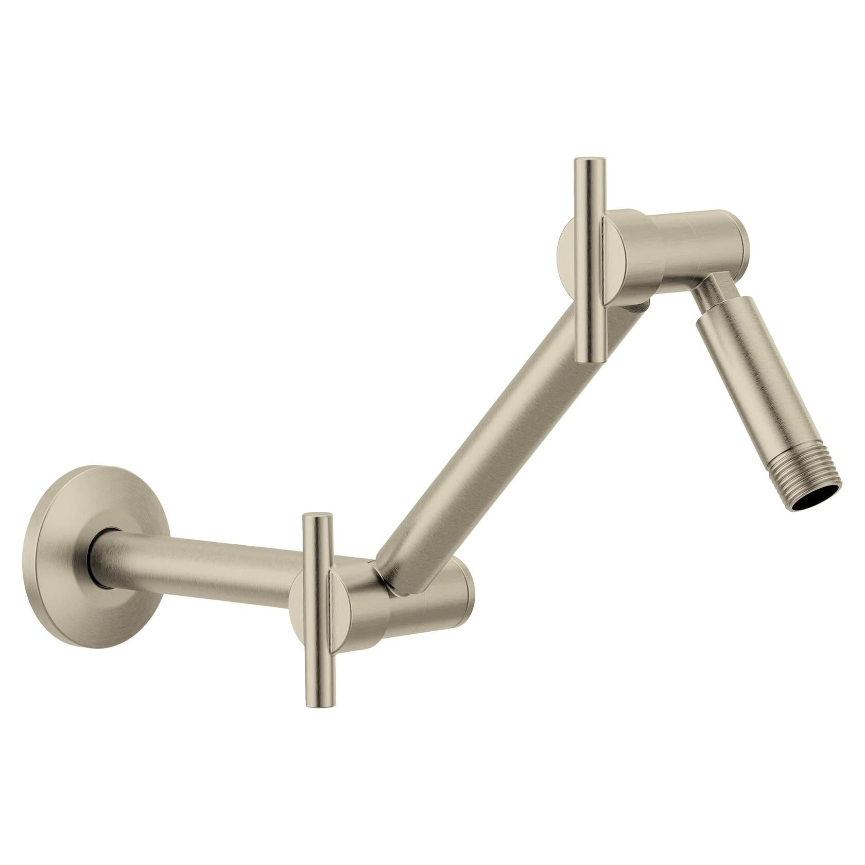 MOEN S116BN 16 in. Pivoting Adjustable Shower Arm in Brushed Nickel
