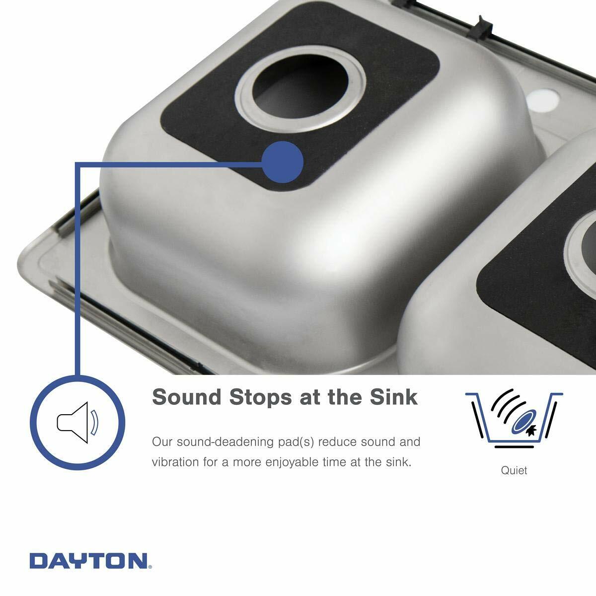 Elkay GE12521 Dayton 25" Drop In Single Basin Kitchen Sink in Stainless Steel