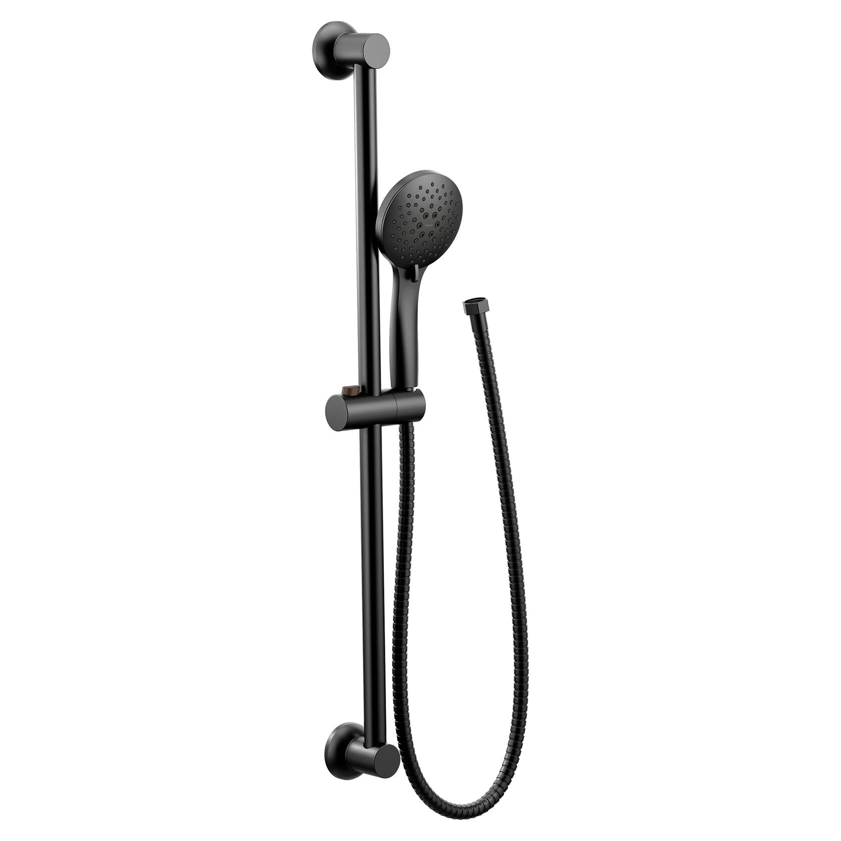 MOEN 3558EPBL 5-Spray Eco-Performance Wall Bar with Handheld Shower in Matte Black