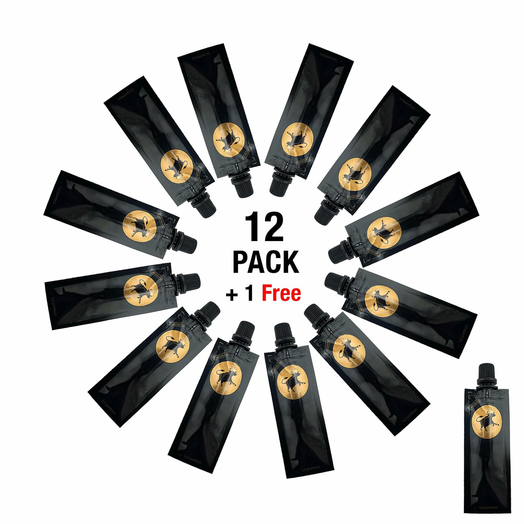 12 Pack Male Honey Packs for Energy and Workouts