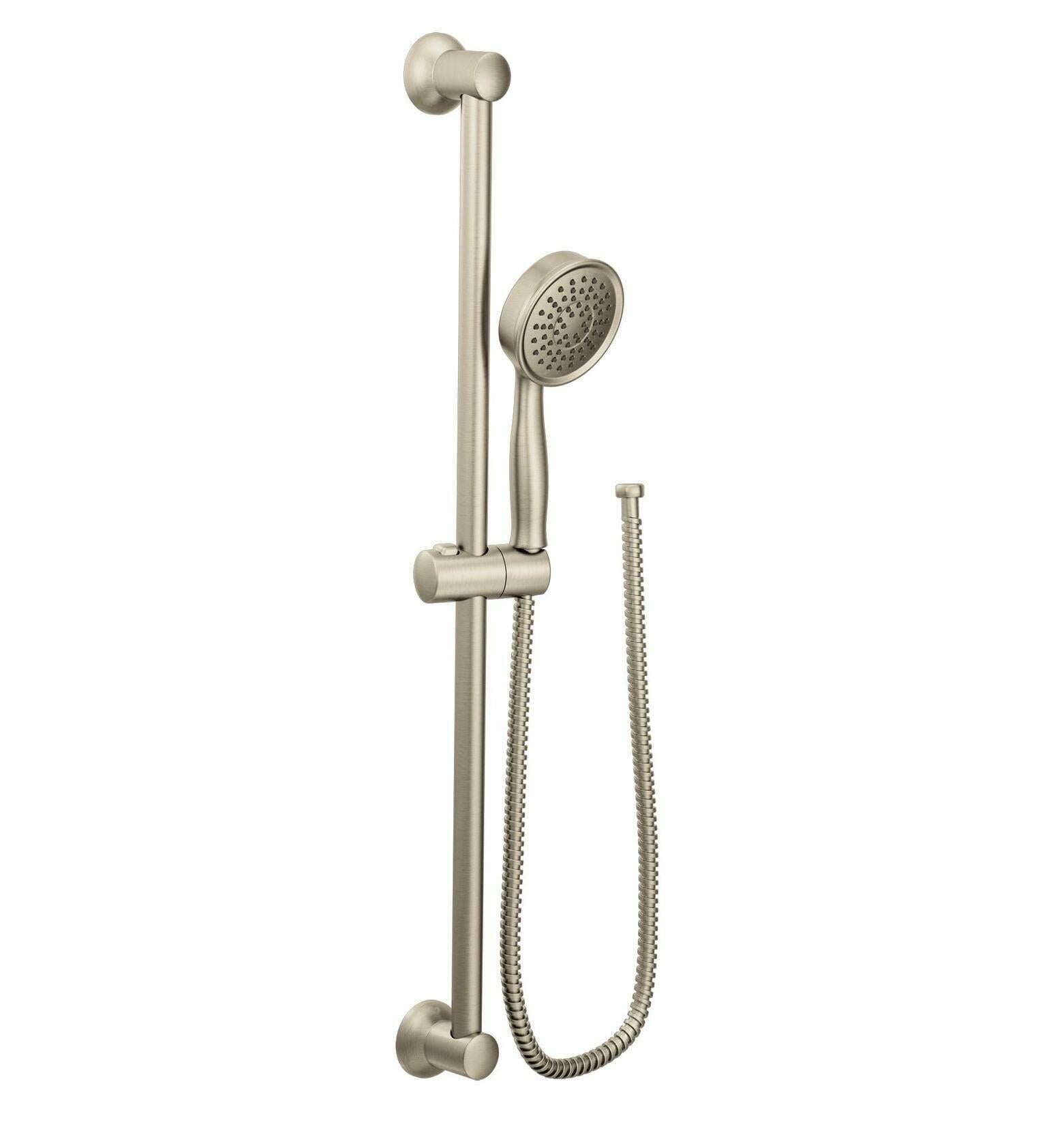 MOEN 3668EPBN One Spray Eco-Performance Handheld Hand Shower with Slidebar in Brushed Nickel