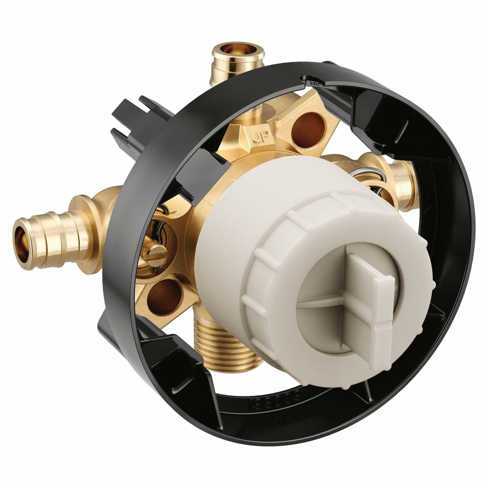 MOEN U140CXS M-CORE 4 Port Tub and Shower Mixing Valve with Cold Expansion PEX Connections and Stops