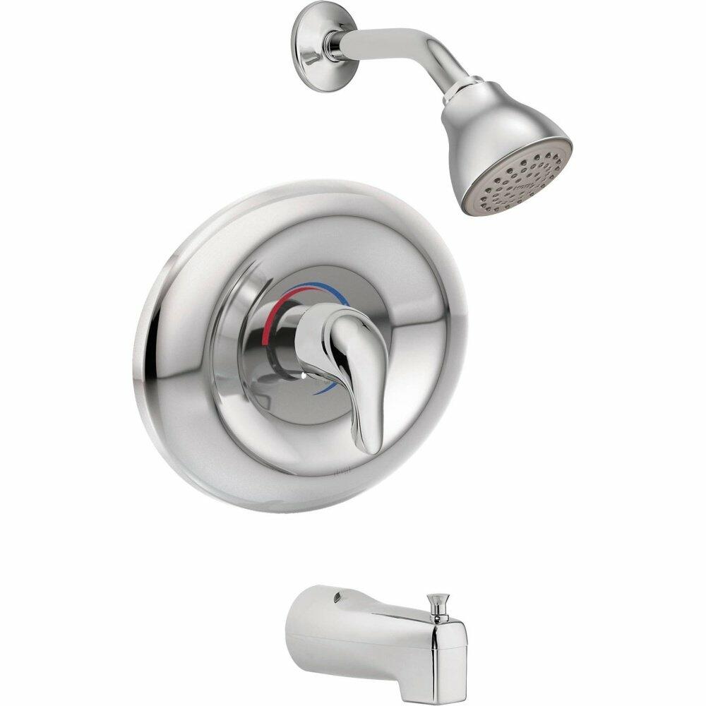 MOEN Chateau L2369EP Single-Handle 1-Spray Tub and Shower Faucet in Chrome (Valve Included)