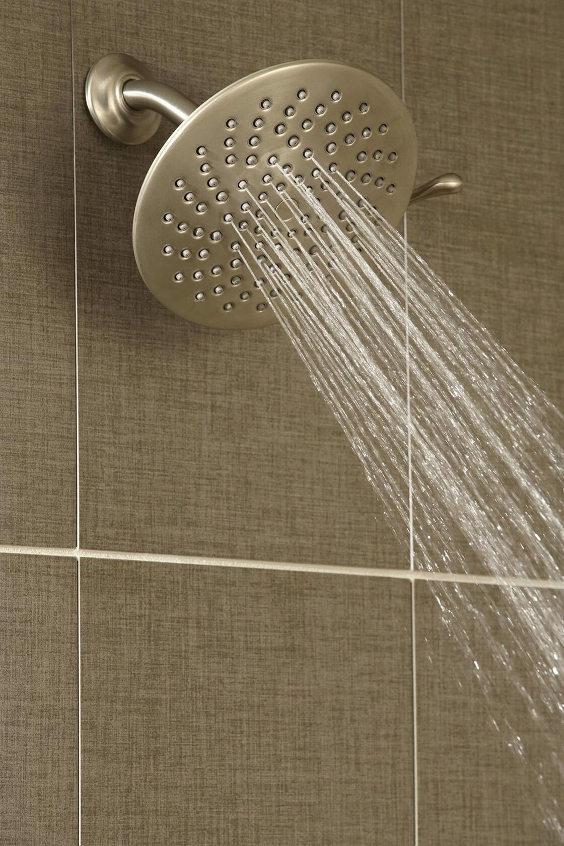 MOEN Velocity S6320BN Two-Function Rainshower 8-in Shower Head with Immersion Technology in Brushed Nickel