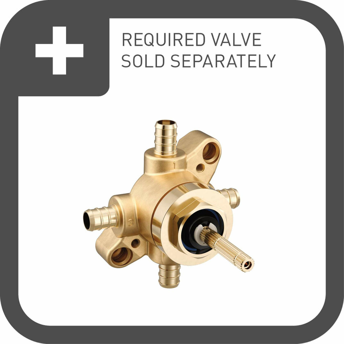 MOEN Dartmoor UT2031BN One-Handle M-CORE Transfer Valve Trim Kit in Brushed Nickel (Valve Required)