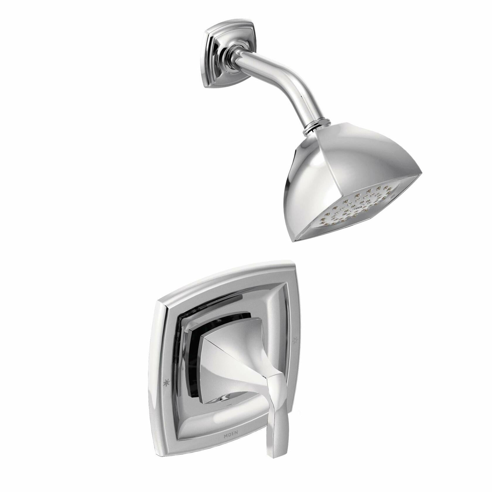 MOEN Voss T2692 1-Handle 1-Spray Posi-Temp Shower Faucet Trim Kit in Chrome (Valve Not Included)