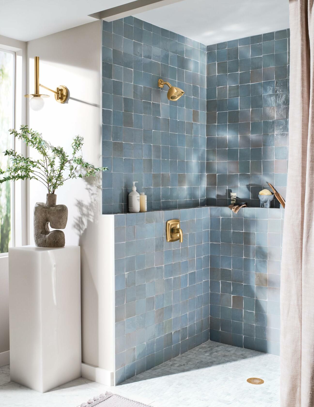 MOEN Voss T2692 1-Handle 1-Spray Posi-Temp Shower Faucet Trim Kit in Chrome (Valve Not Included)