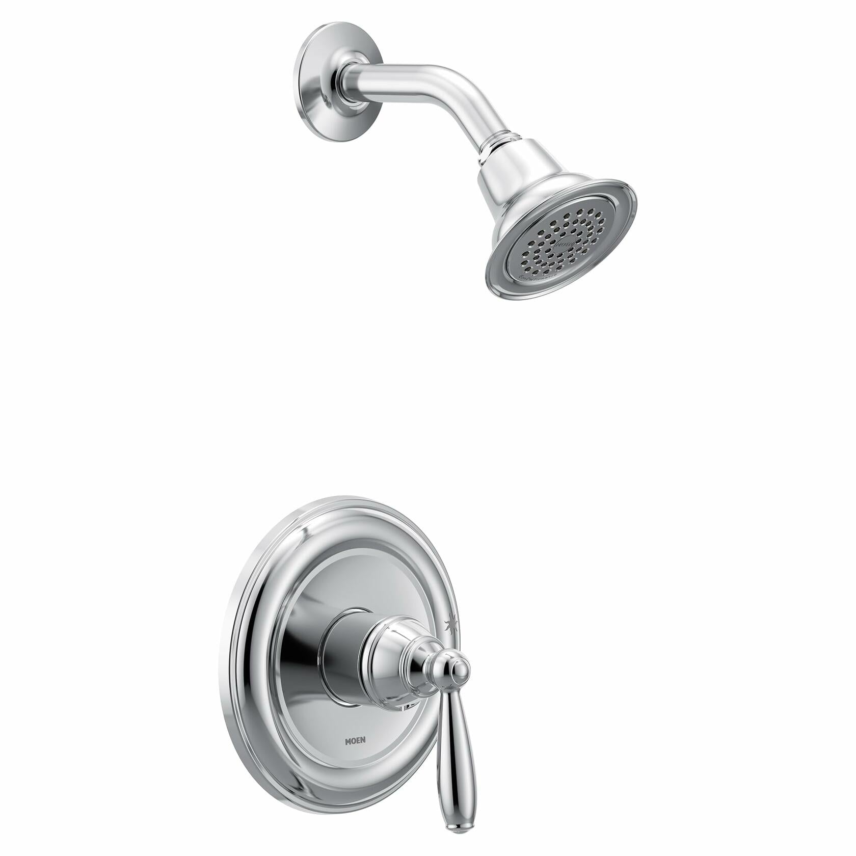 MOEN Brantford Chrome UT2152EP 1-handle Single function 3.5-Inches Round Shower Faucet