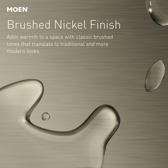 MOEN Velocity S6320BN Two-Function Rainshower 8-in Shower Head with Immersion Technology in Brushed Nickel