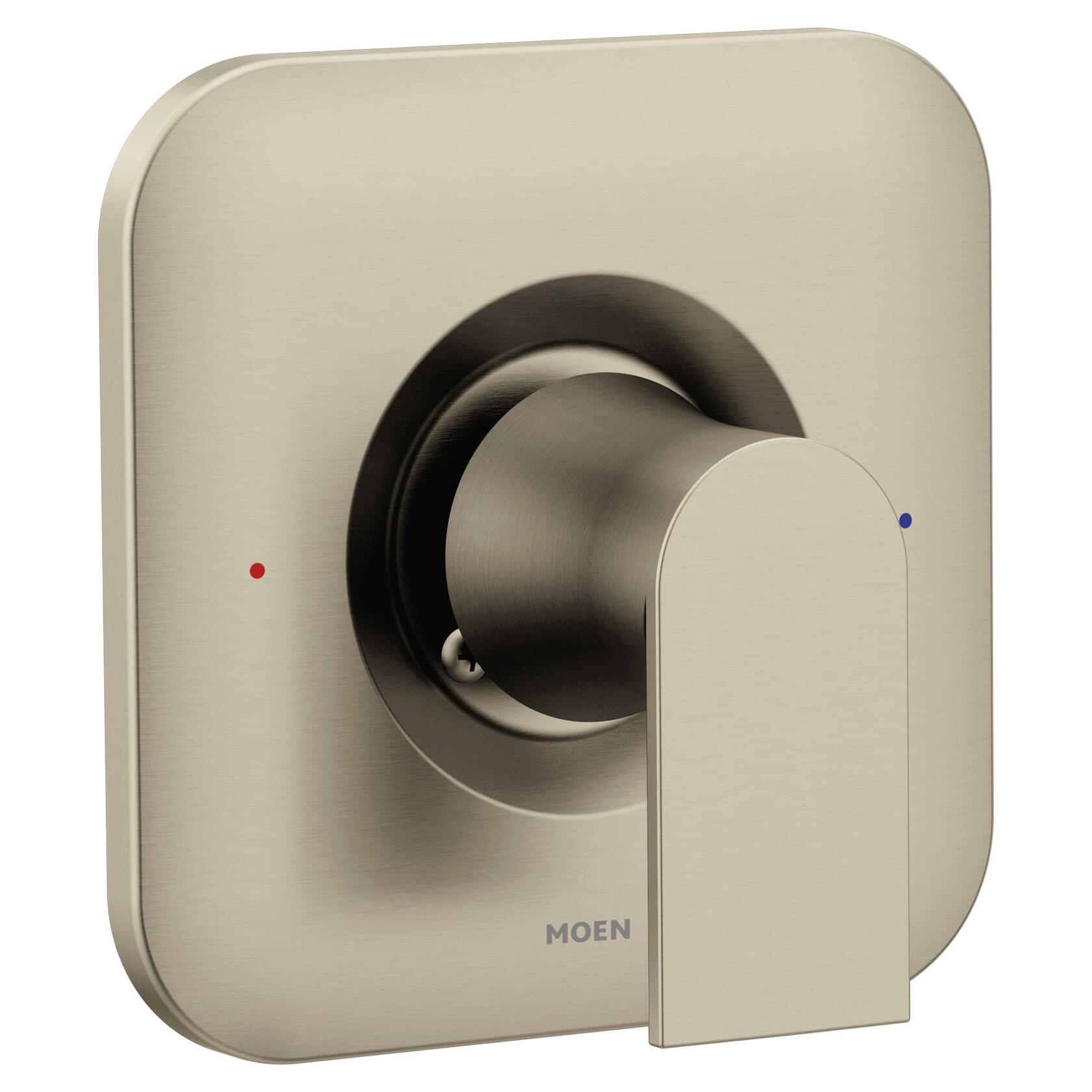 MOEN Genta T2471BN LX 1-Handle Posi-Temp Valve Trim Kit in Brushed Nickel (Valve not Included)