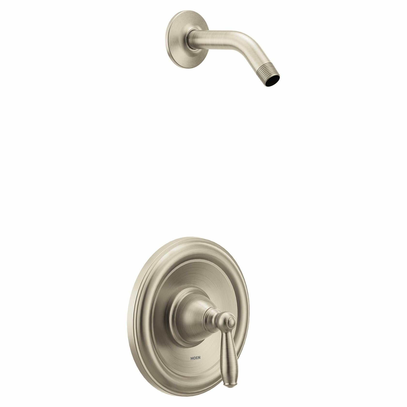 MOEN Brantford T2152NHBN Single-Handle Posi-Temp Shower Only Trim Kit in Brushed Nickel (Valve Not Included)